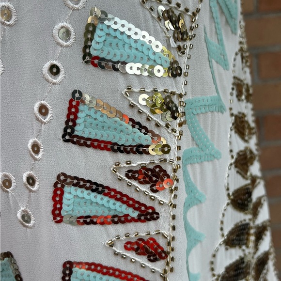 Verty Brand Sequin embroidered dress Sz.Small - Picture 6 of 8